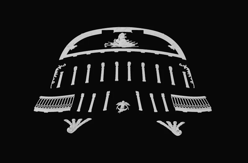 Décors de "La Belle Poule"