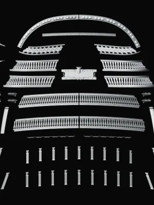 Décors "Le Commerce de Marseille"