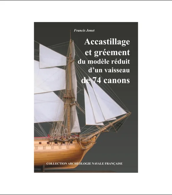 Product Fitting and rigging a 74-gun model ship Image